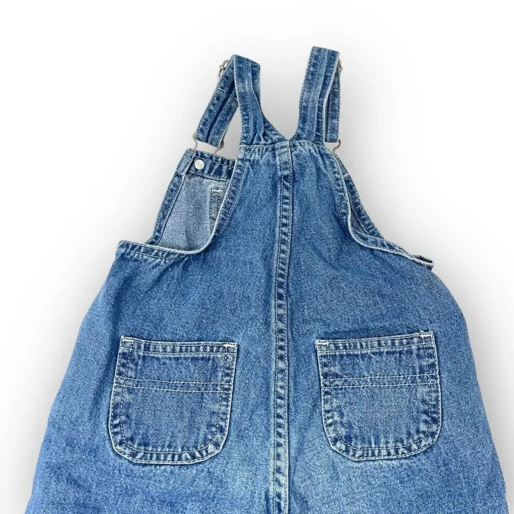Vintage Y2K The Children’s Place Denim Overalls Ombré Butterfly Baby Size 18M